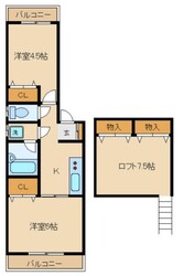 カーサカルムの物件間取画像